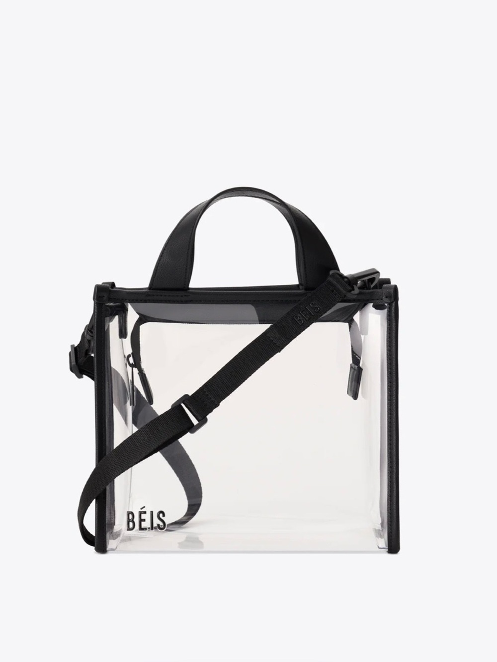 NWT Beis The Stadium Crossbody Black Trim